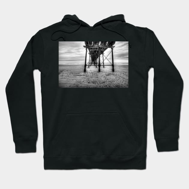 Under The Pier At Saltburn By The Sea Hoodie by tommysphotos